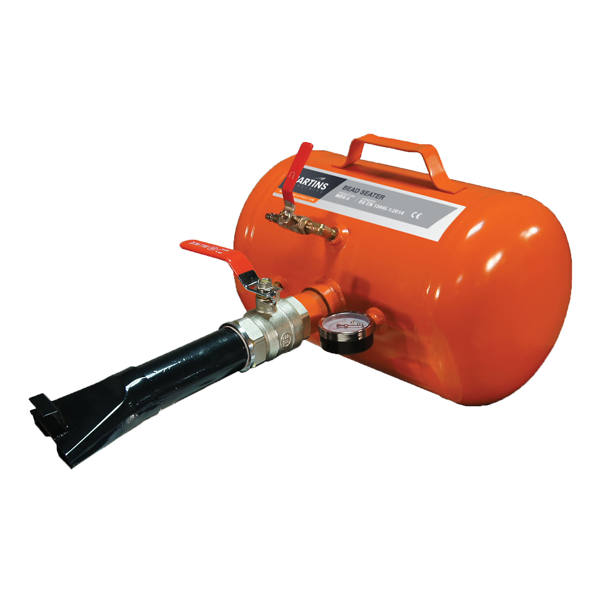 Martins Industries Bead Seater — 5 Gallons, Analog Pressure Gauge, Model# MBS-5